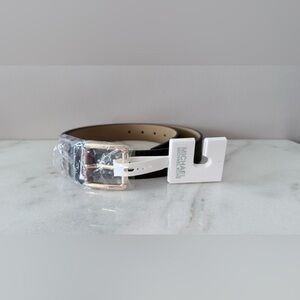$58 Michael Kors logo Tan Belt with Gold Accents large